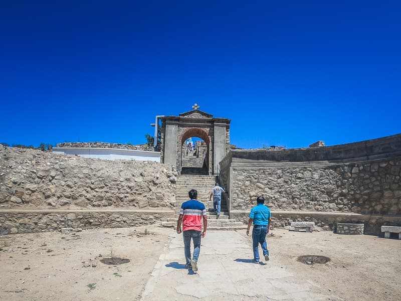 Entrance to the cemetery